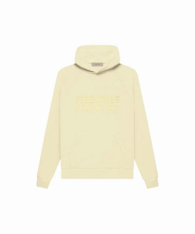 Fear Of God ESSENTIALS Hoodie (Yellow Canary) Run Glow