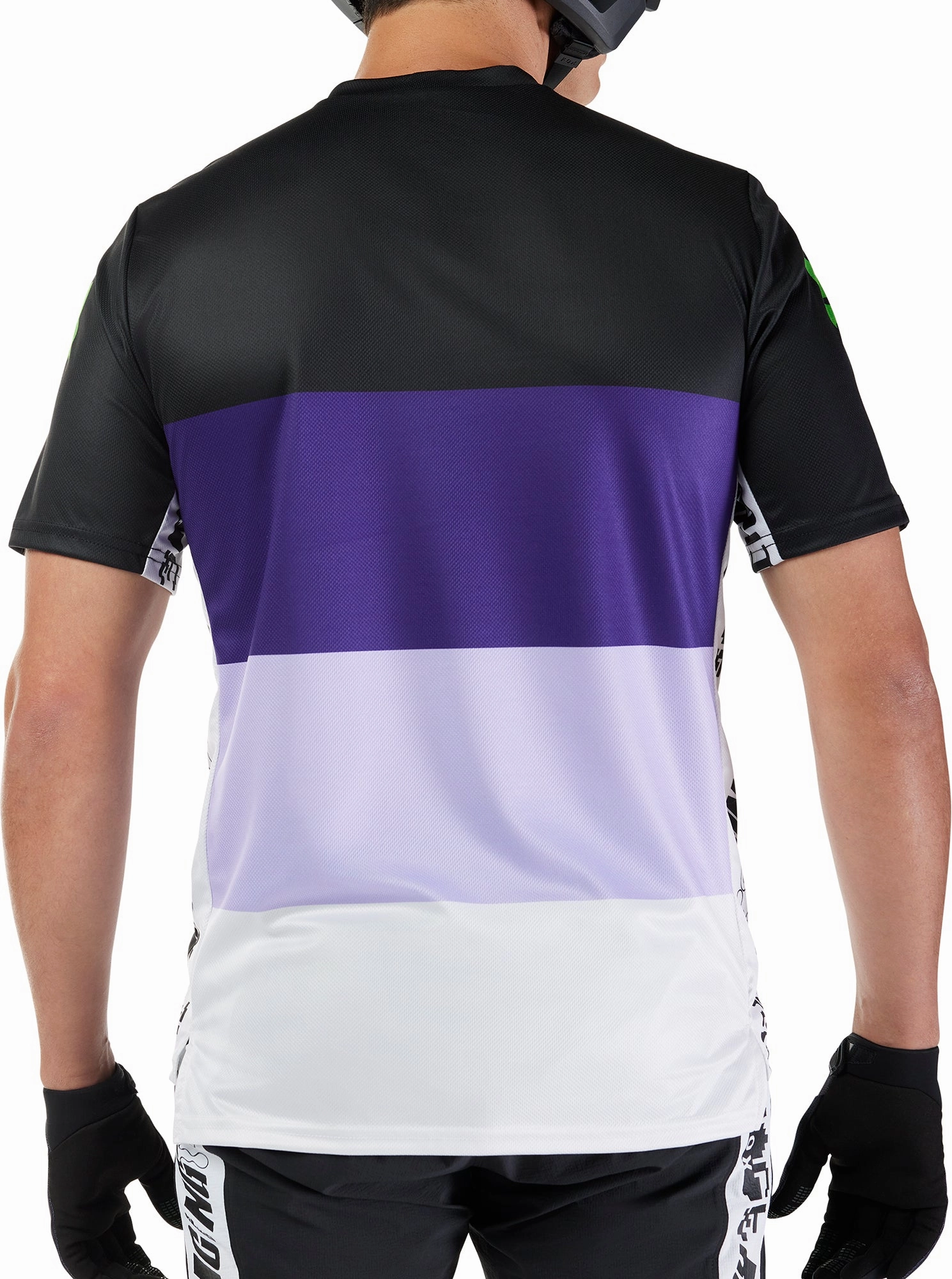 Reinforced Stress Points Flatlock Seam Technology Fox Ranger Grid Short Sleeve Mens Cycling Jersey - Black