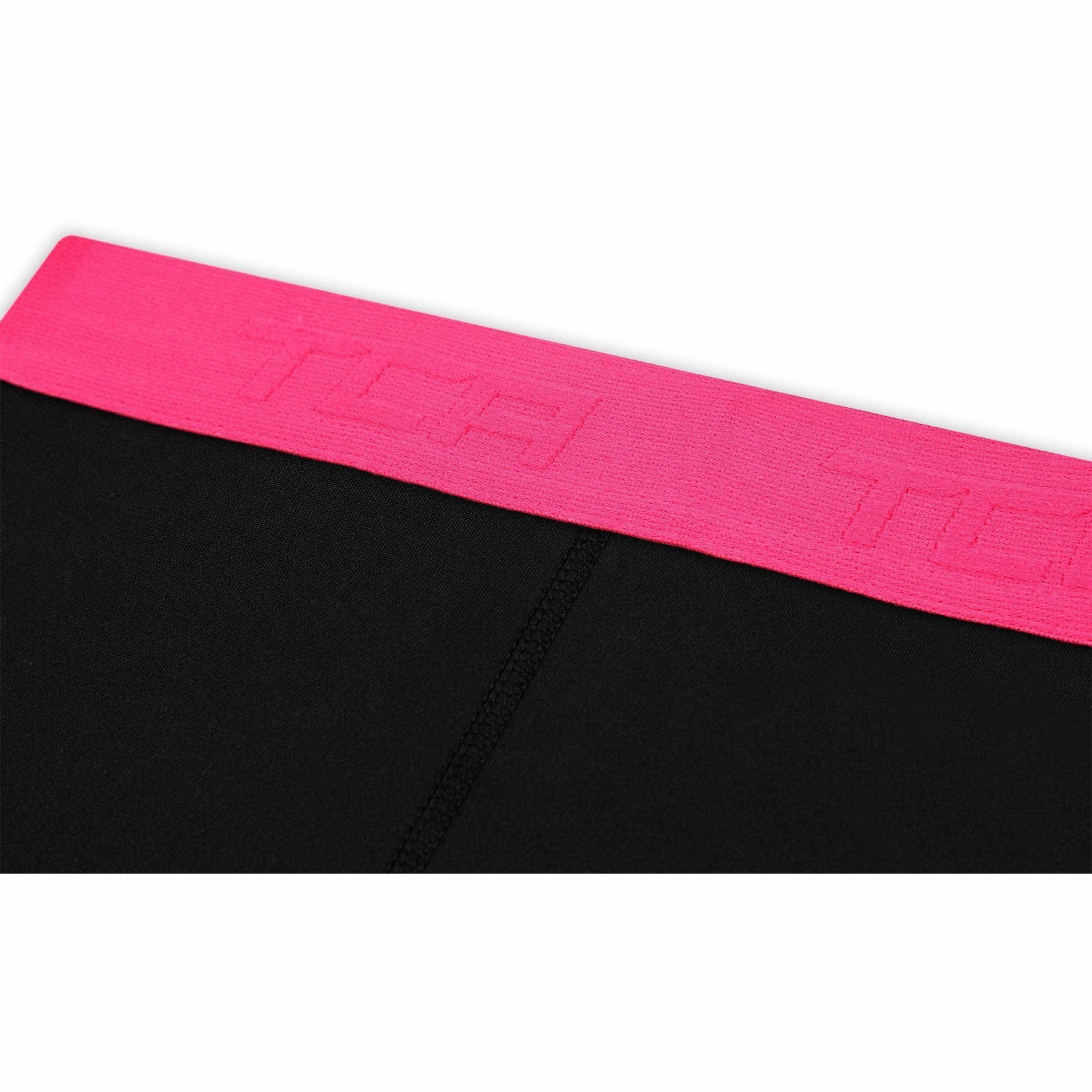 TCA Pro Performance Endurance Womens 3/4 Capri Running Tights - Black flare fit