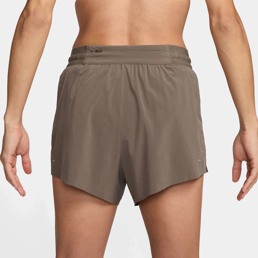 Women's Nike Swift Dri-FIT Mid-Rise 2.5" Brief-Lined Short fitness enthusiasts Easy Adjust Drawcord