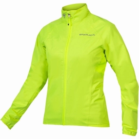 Task windproof Endura Xtract II Waterproof Womens Cycling Jacket - Yellow