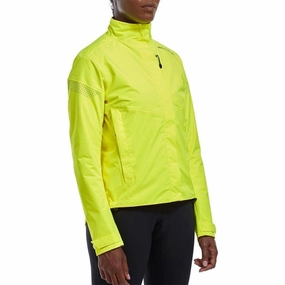 Flexible Shell Altura Nevis Nightvision Waterproof Womens Cycling Jacket - Yellow
