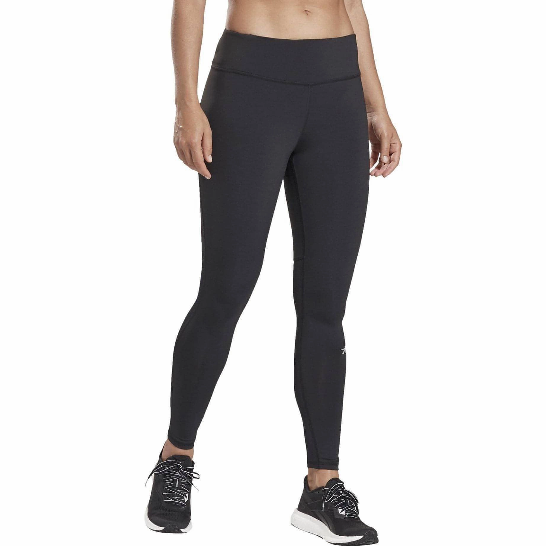 Reebok Essentials Womens Long Running Tights - Black Iconic EnhancedBreathability