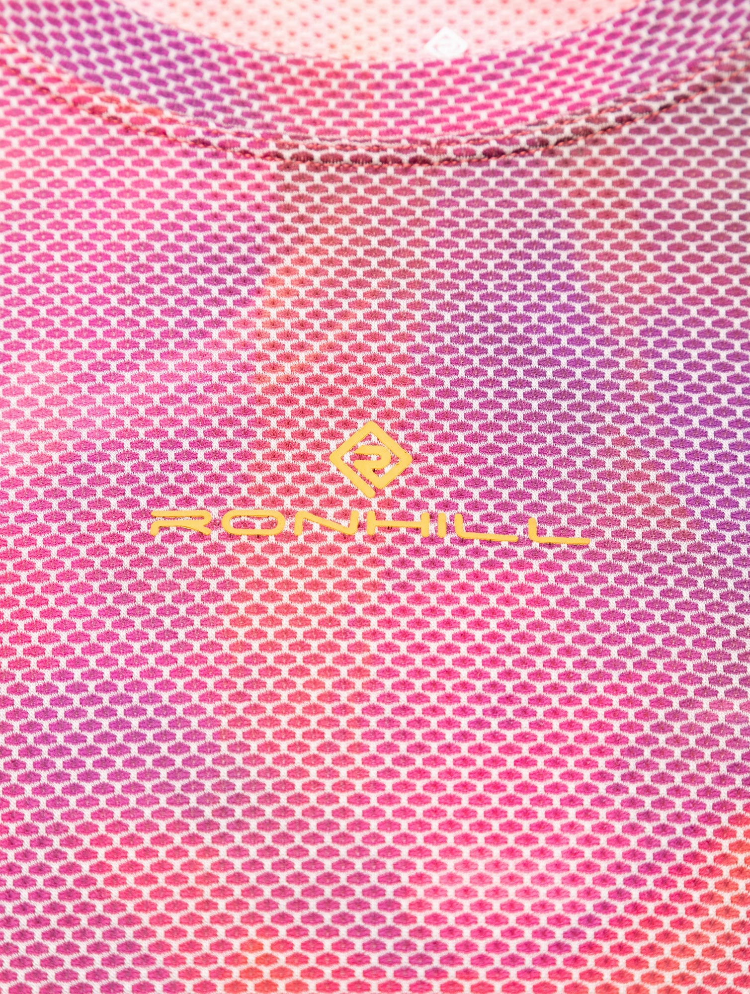 Trendy Ronhill Tech Golden Hour Long Sleeve Womens Running Top - Pink