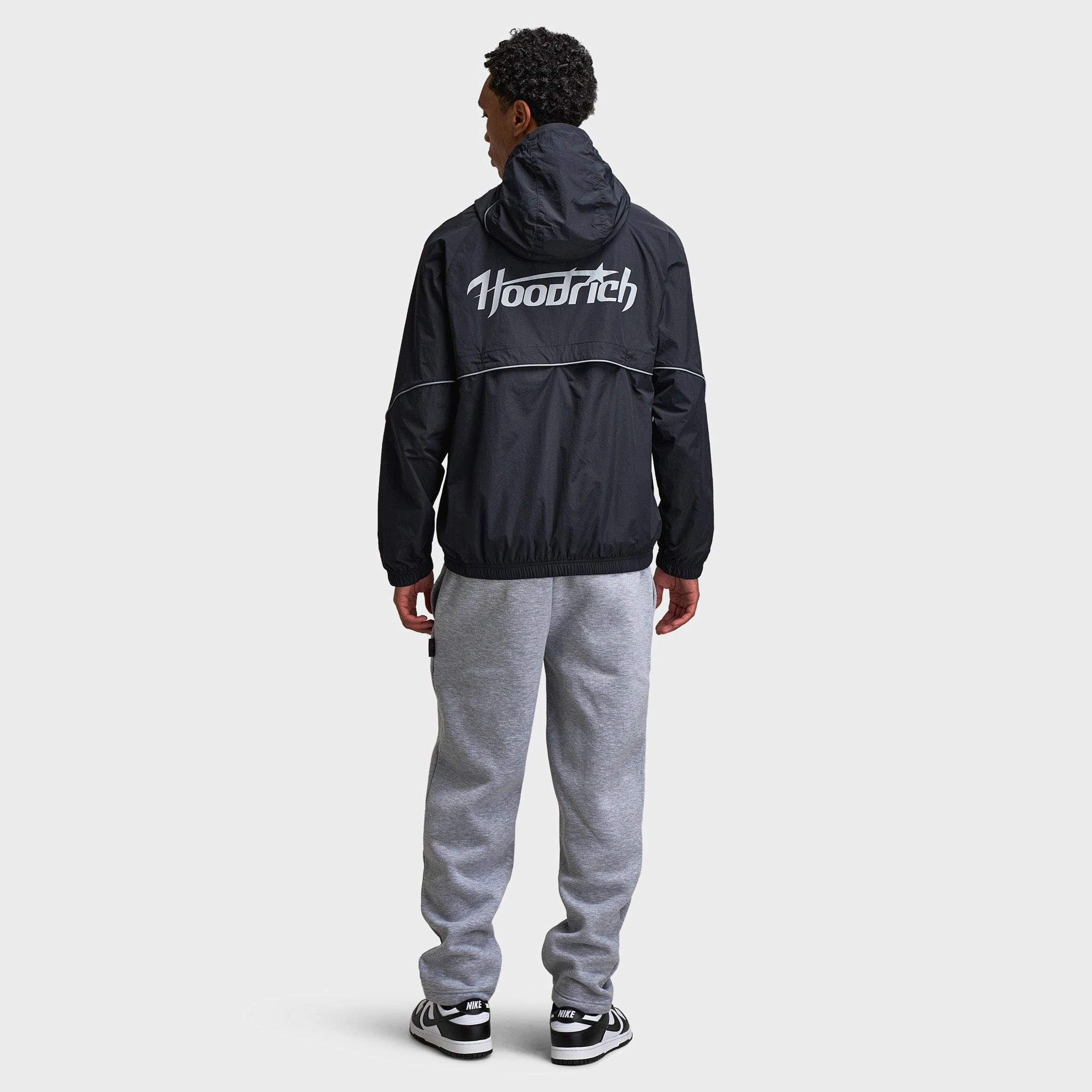 Hoodrich Cypher Woven Jacket Black / Reflective High Collar