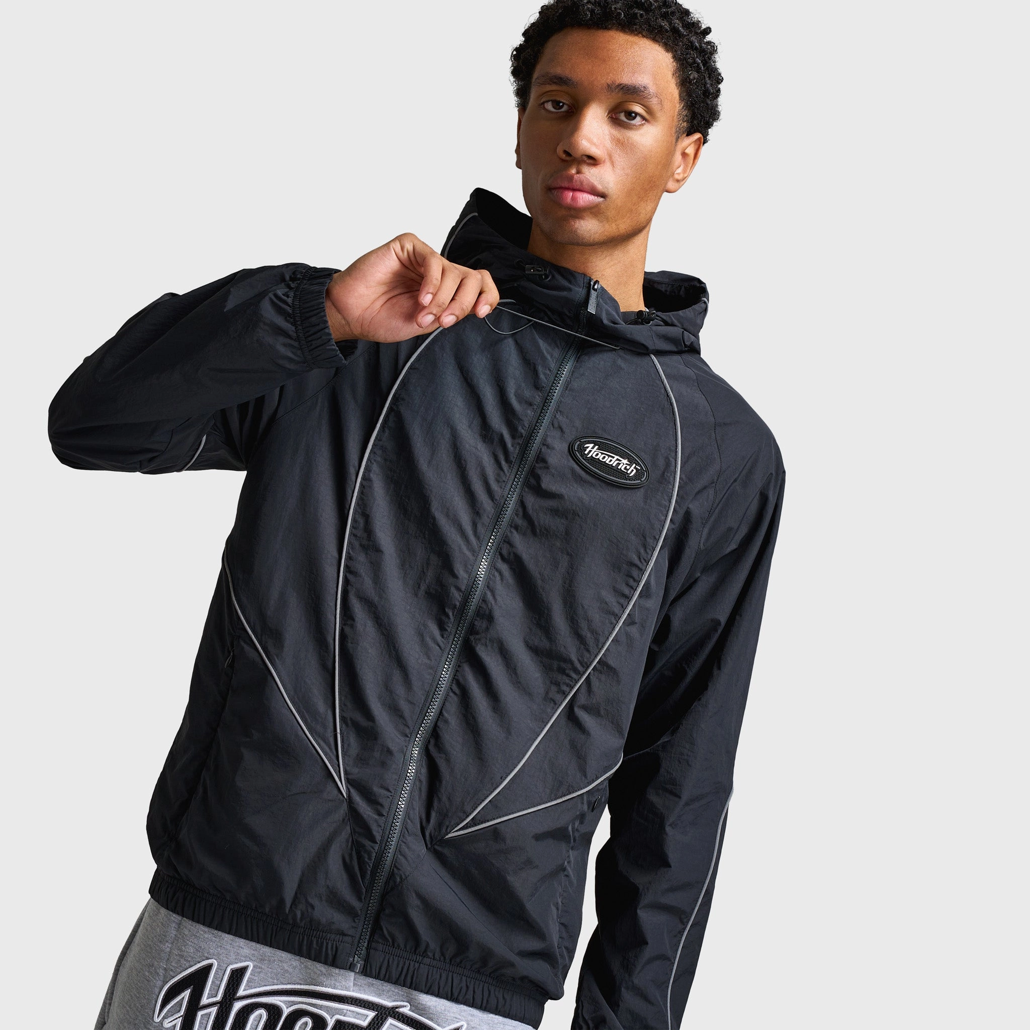 Outdoor Ready Hoodrich Cypher Woven Jacket Black / Reflective