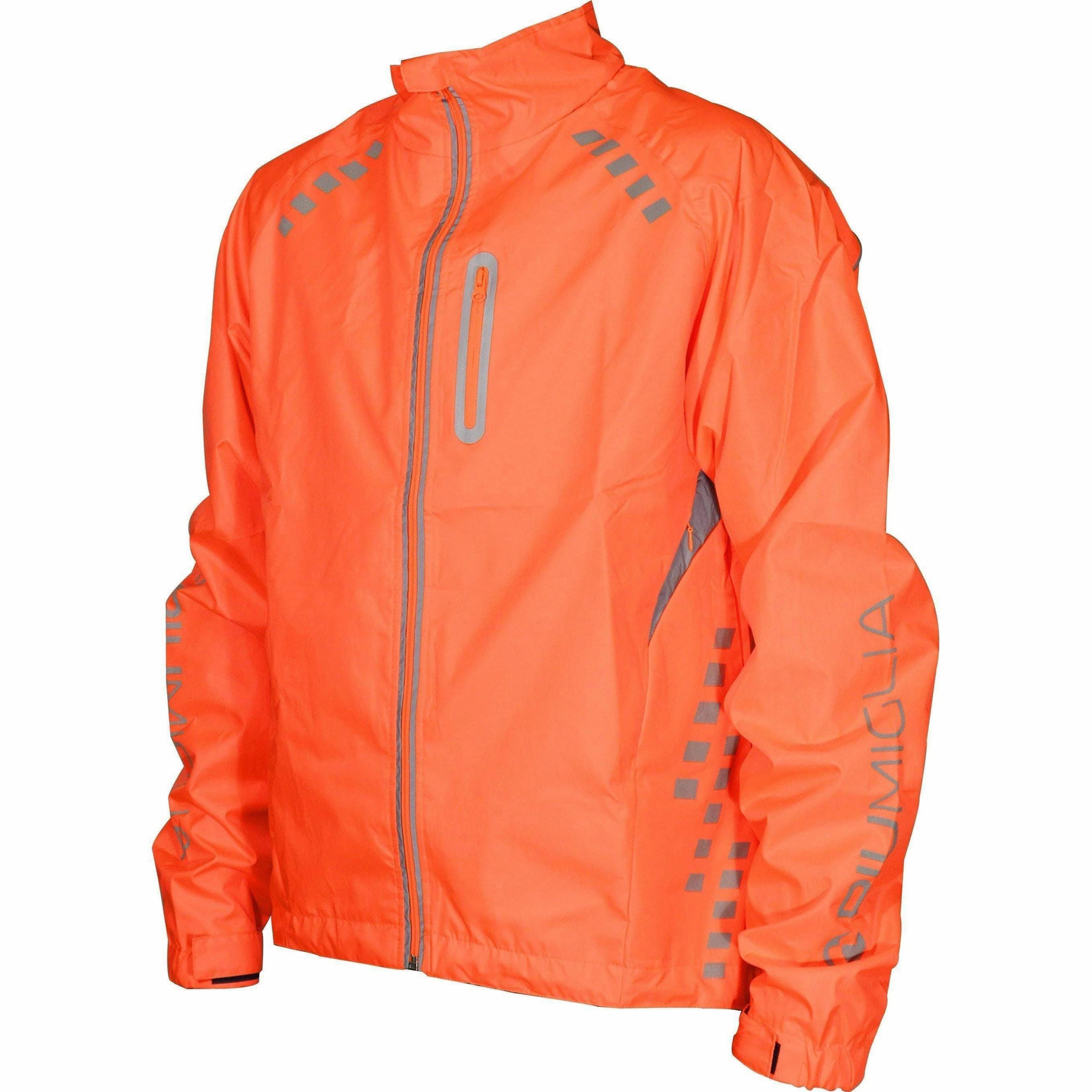 Piu Miglia  Elite Junior Cycling Jacket - Orange Stand License