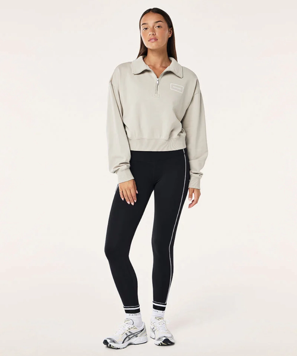 MoistureWickingMaterial NonIrritatingSeams P.E Nation Tranquillity Zip Sweat (Washed Moonstruck)