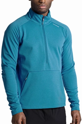 Water Repellent Coating Winter Layers Craghoppers Dynamic Pro Half Zip Mens Fleece Top - Blue