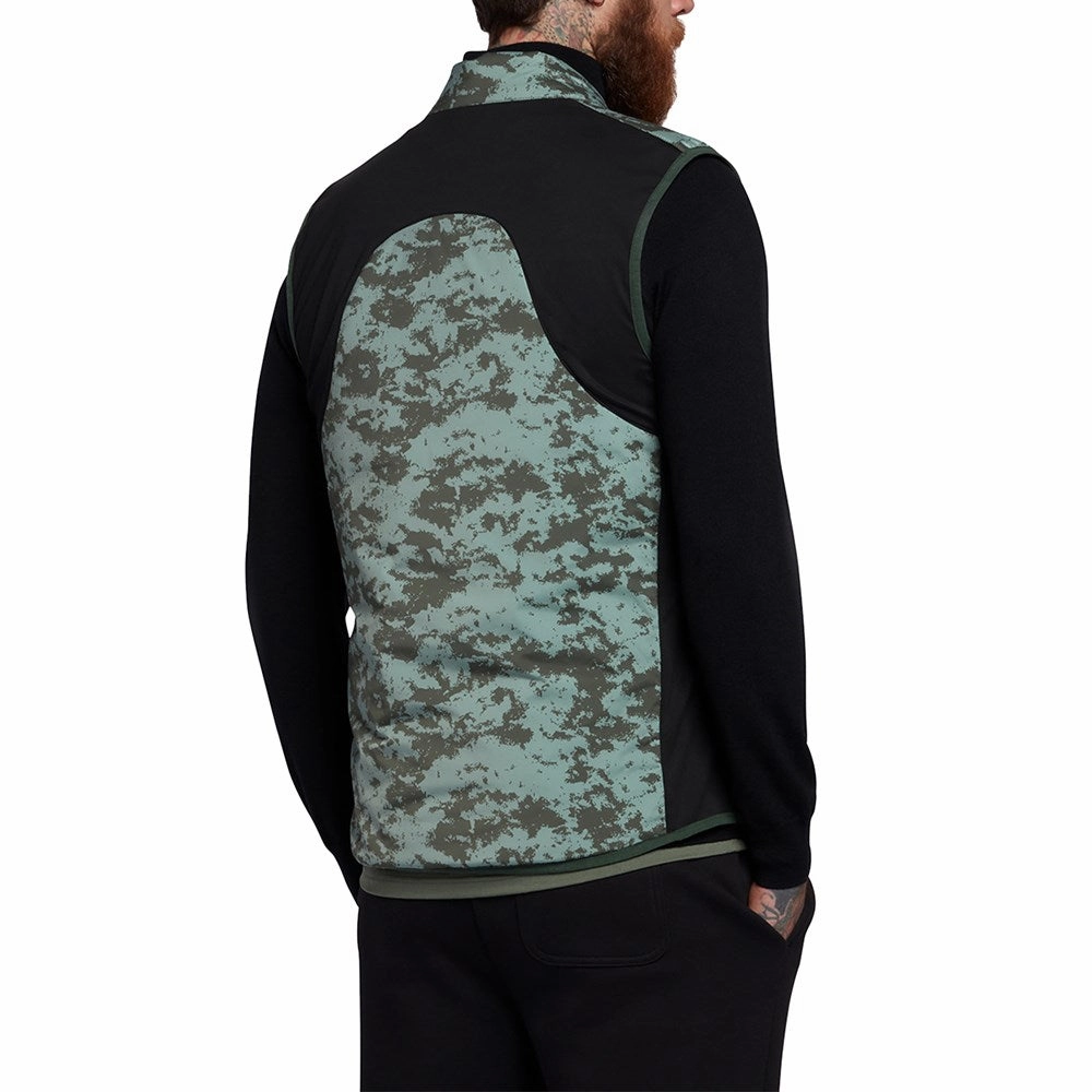 Lyle & Scott Seafoam Gilet  - Cactus Green / Stonewall Green Anti Static Material Personalized