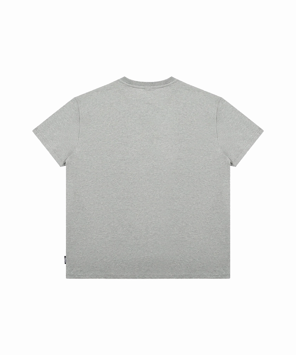 Free Mind temperature regulation WNDRR Accent Box Fit Tee (Grey Marle)