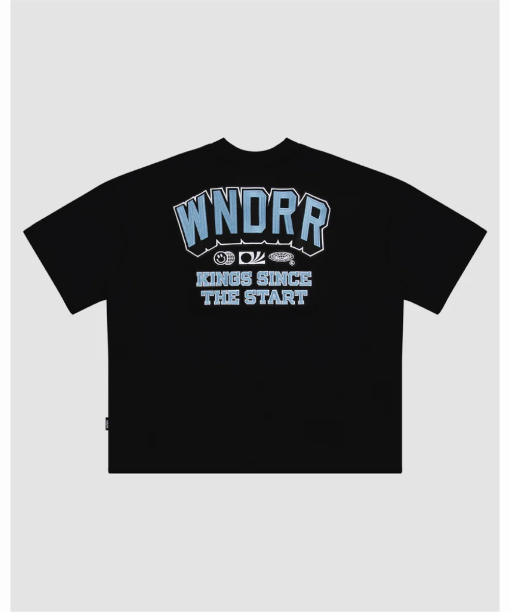 WNDRR All Rounder Heavy Weight Tee (Black) Day Glow Fearless Mode