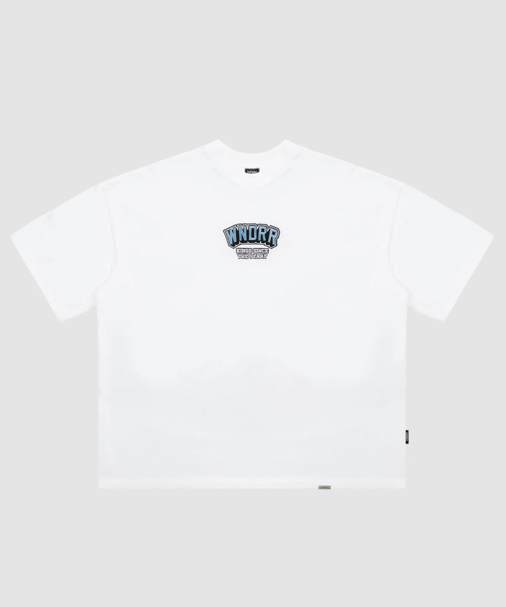 WNDRR All Rounder Heavy Weight Tee (White) MoistureWicking