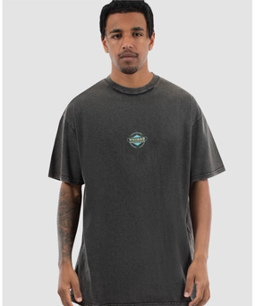 AntibacterialMaterial Soft Jersey WNDRR Arizona Custom Fit Tee (Washed Black)