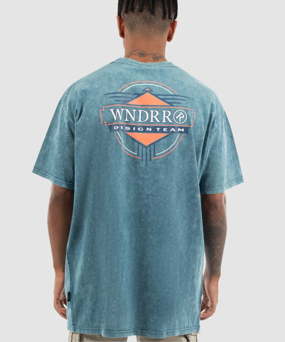 WNDRR Arizona Custom Fit Tee (Work Blue) Soft Motion All weather