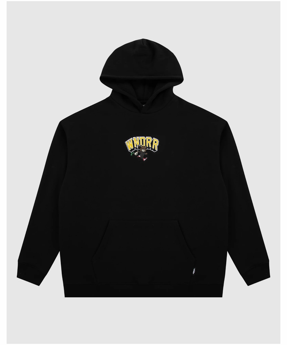 AdjustableWaistband Bold Core WNDRR Bank Hood Sweat (Black)