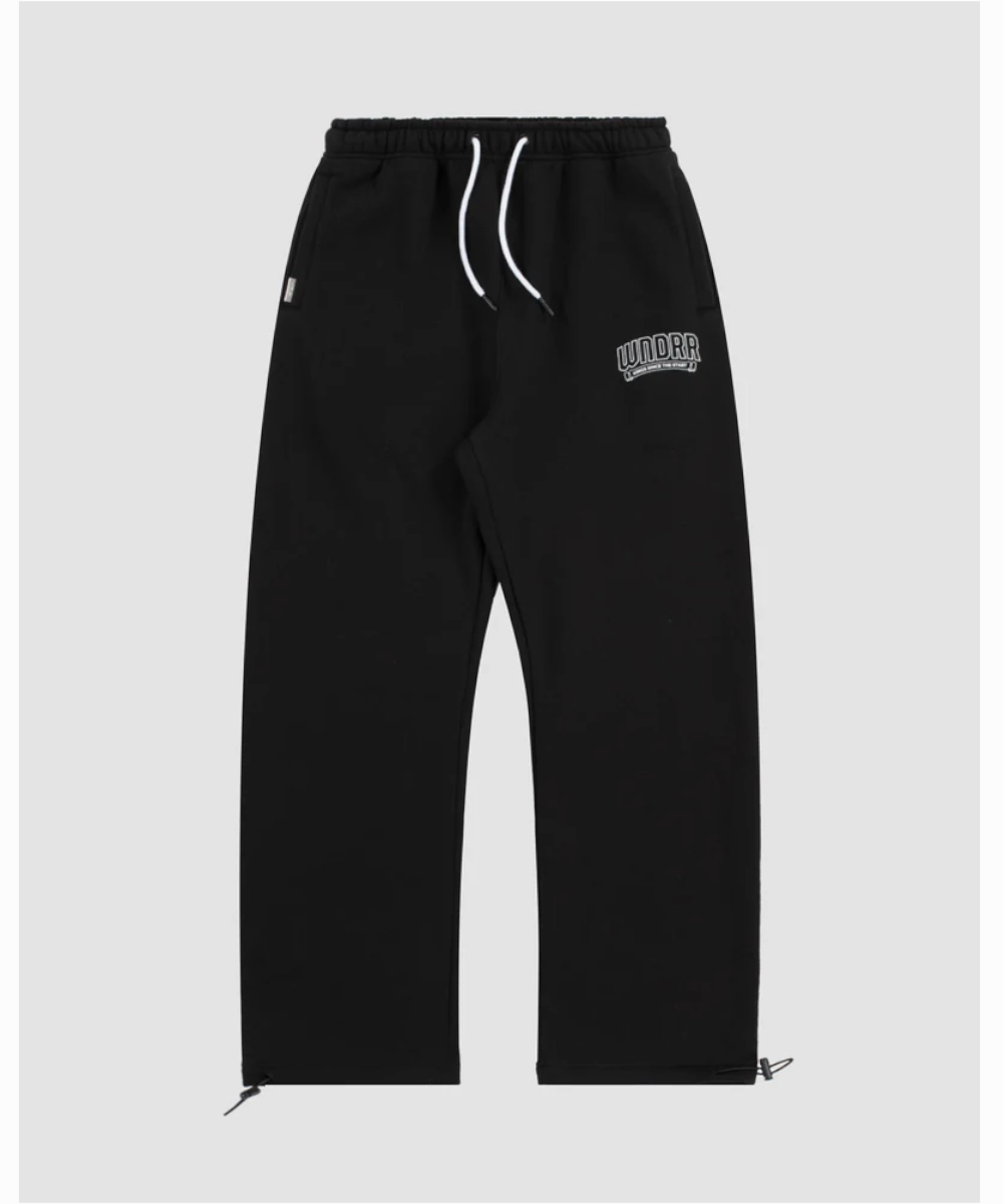 WNDRR Banner Lounge Trackpant (Black) Saga Vibe Ski Core