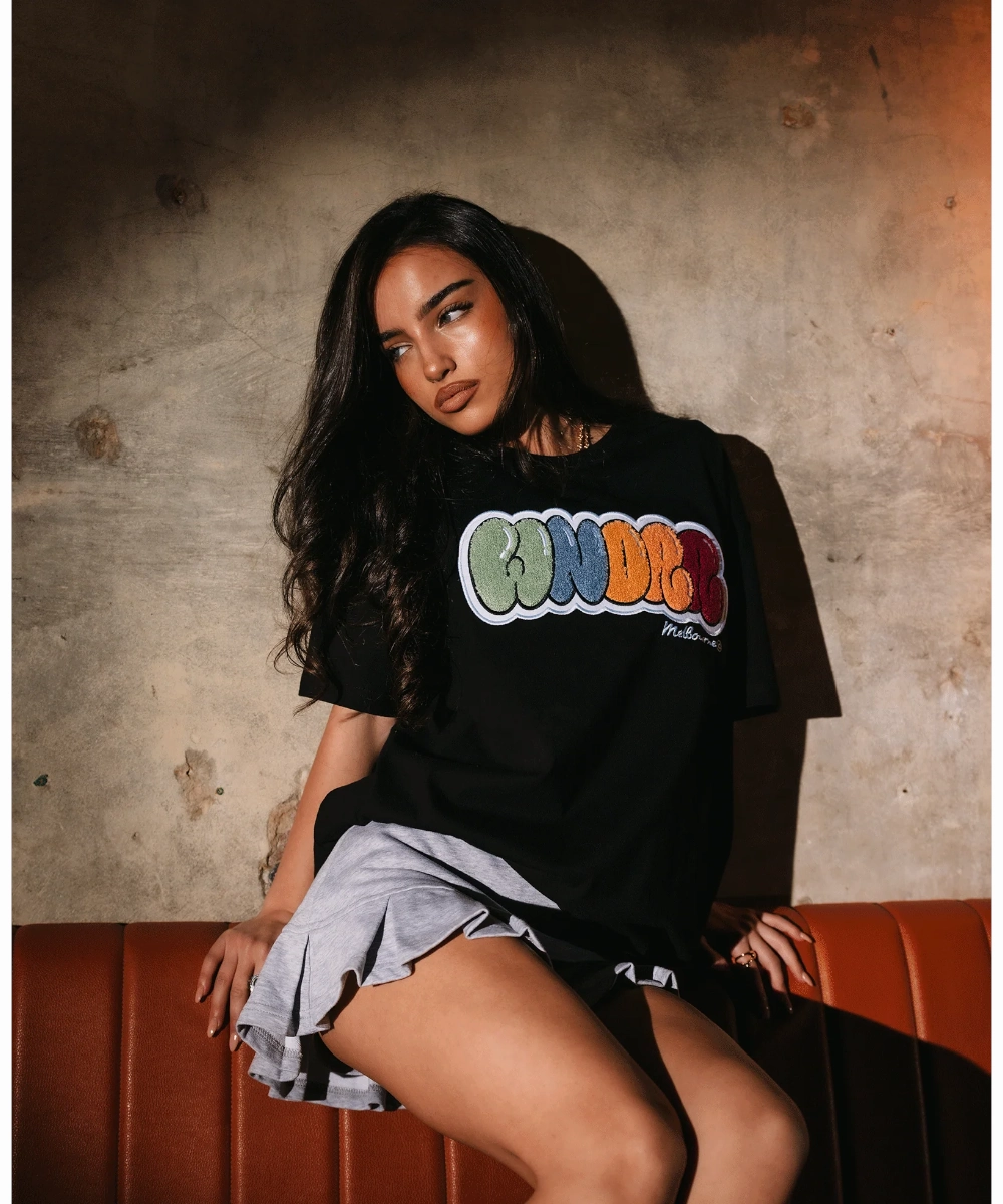 Desk Style WNDRR Blissed Box Fit Tee (Black)
