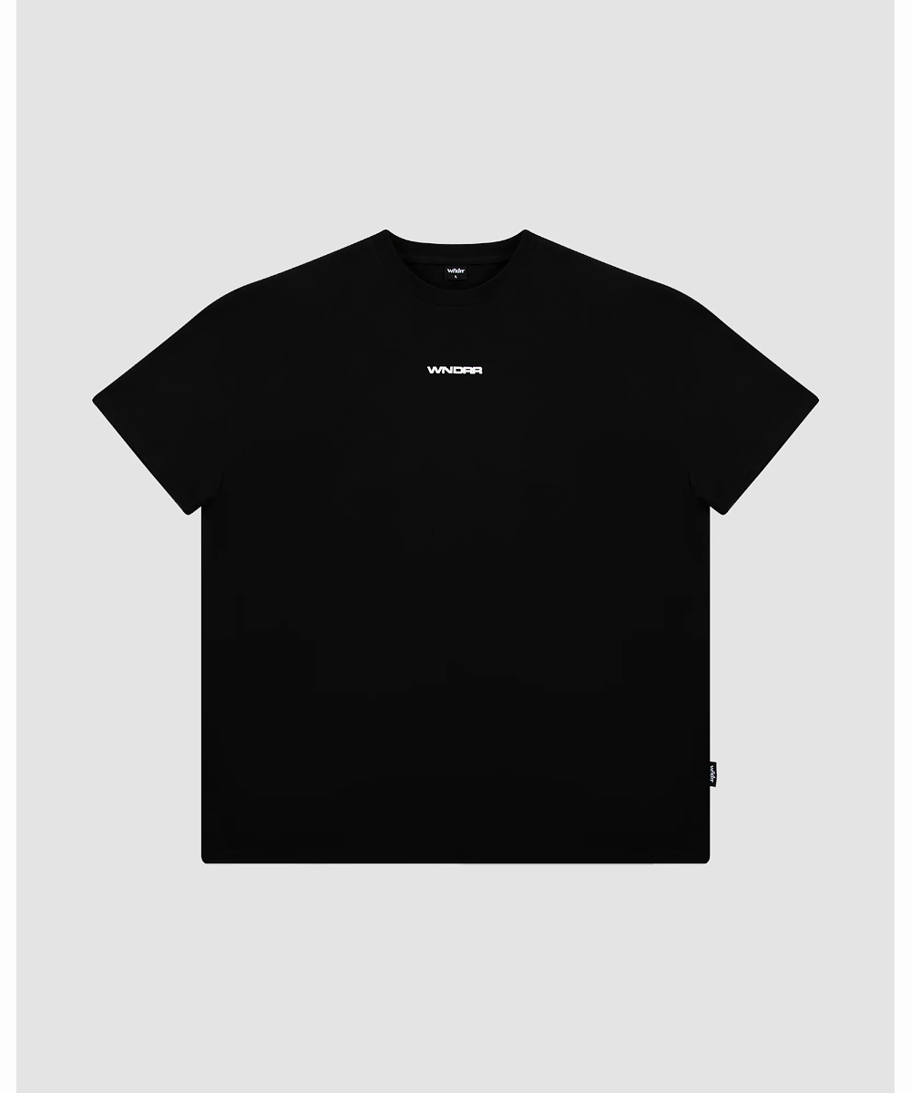 WNDRR Booster Box Fit Tee (Black) FastDrying Inner Layer