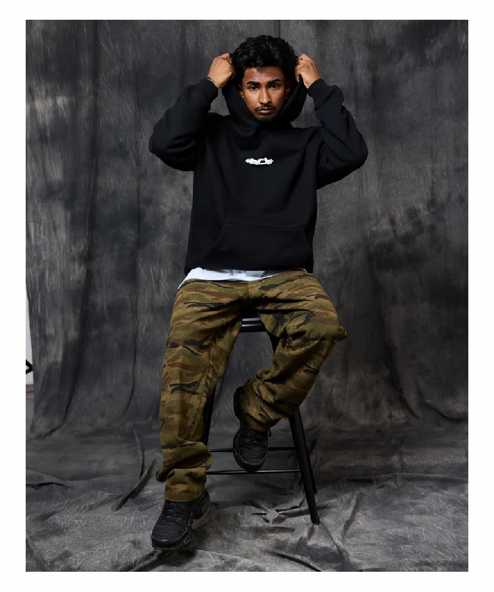 Quiet Charm WNDRR Breakthrough Hood Sweat (Black)