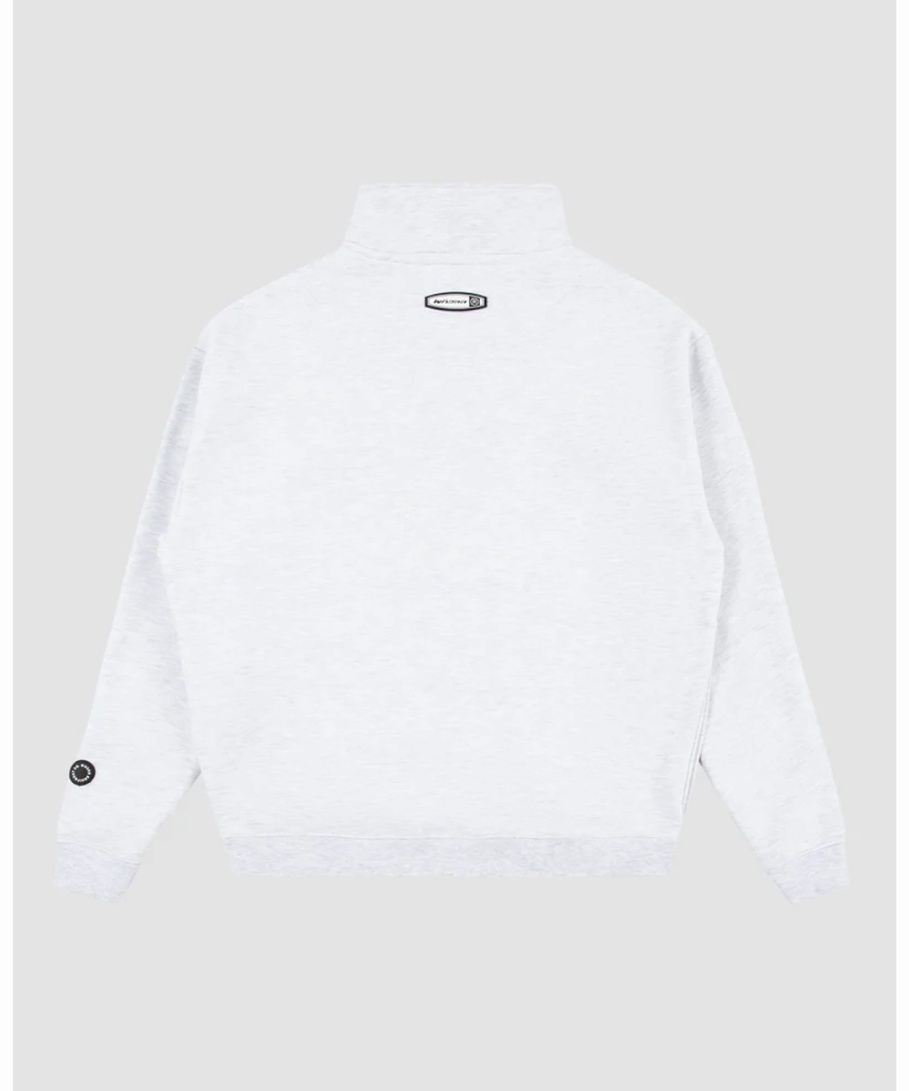 Fall Mood WeightlessLayeringPiece WNDRR Companion 1/4 zip sweat (White/Marle)