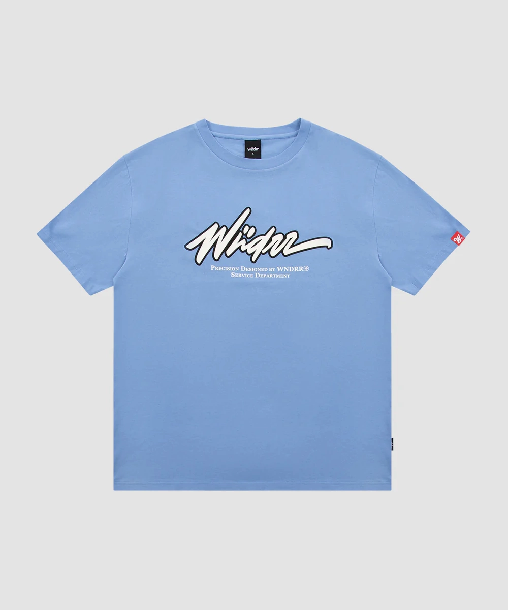 LowMaintenanceMaterial Soft Lining WNDRR Conscript Box Fit Tee (Air Blue)