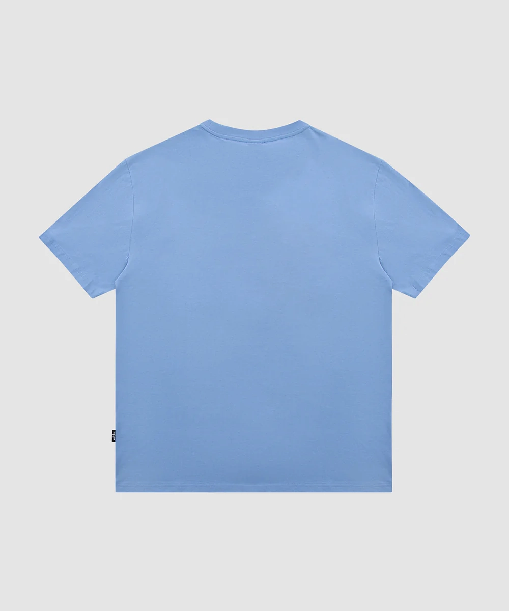 WNDRR Conscript Box Fit Tee (Air Blue) Pure Cotton