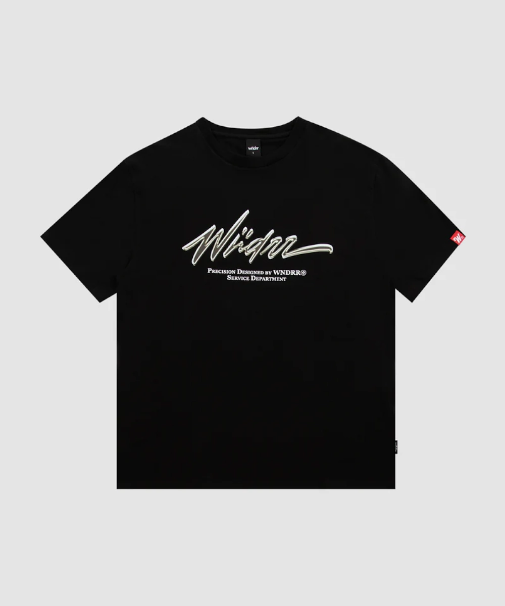 WNDRR Conscript Box Fit Tee (Black) Conscious Fit Breathable mesh lining