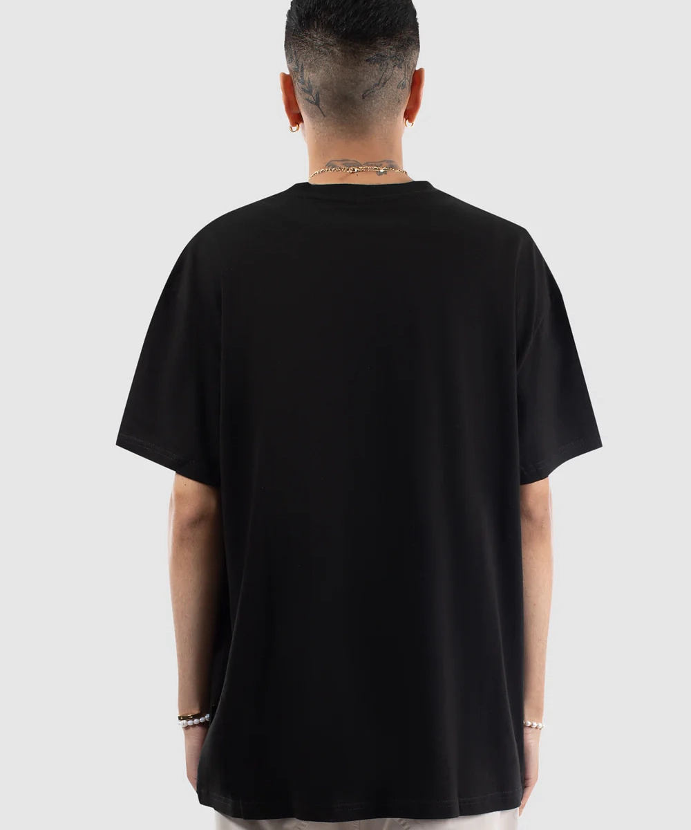 WNDRR Conscript Box Fit Tee (Black) Virtual Fit HighVisibility