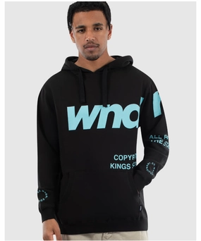 WNDRR Cutoff Hood Sweat (Black/Teal) TearResistantMaterial Cool Frame