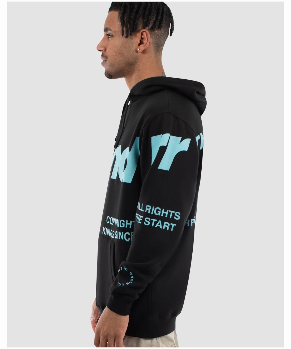 CoolingChannelFabric Dance Light WNDRR Cutoff Hood Sweat (Black/Teal)