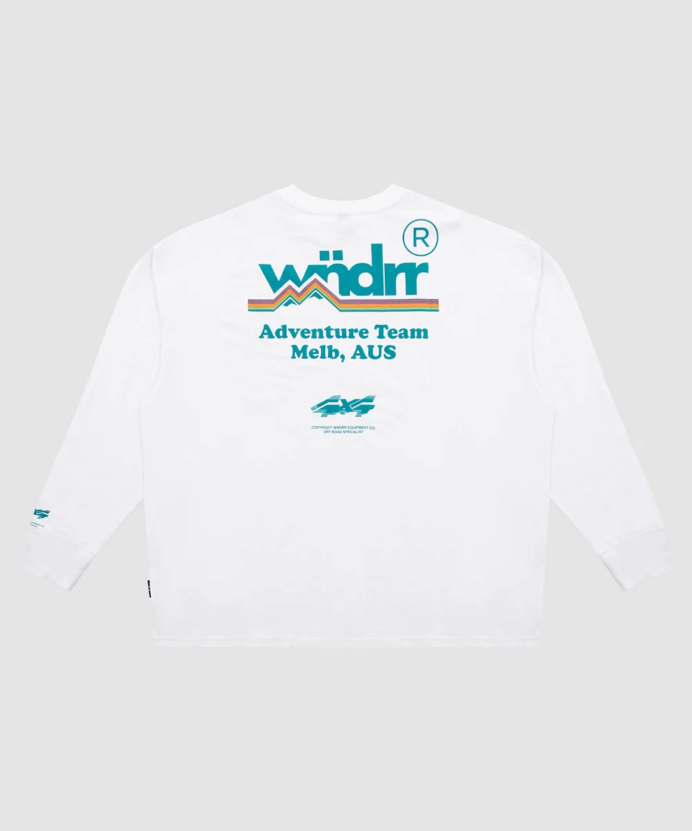 Sustainable Base WNDRR Departure L/S Tee (White)