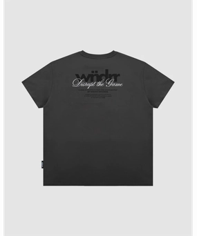 WNDRR Disrupt Box Fit Tee (Faded Black) Joy Mood