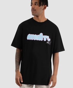 WNDRR Dunit Box Fit Tee (Black) ElasticFree Cuffs All weather