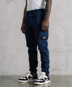 WNDRR Fairfax Cargo Pant (Navy) Thermal Insulation Layer Saga Fit