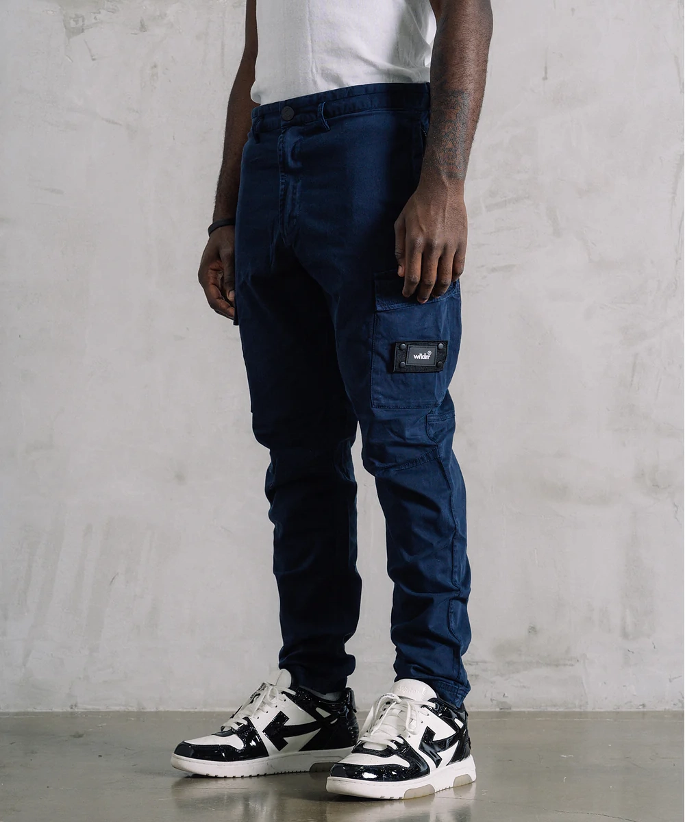 WNDRR Fairfax Cargo Pant (Navy) Thermal Insulation Layer Saga Fit