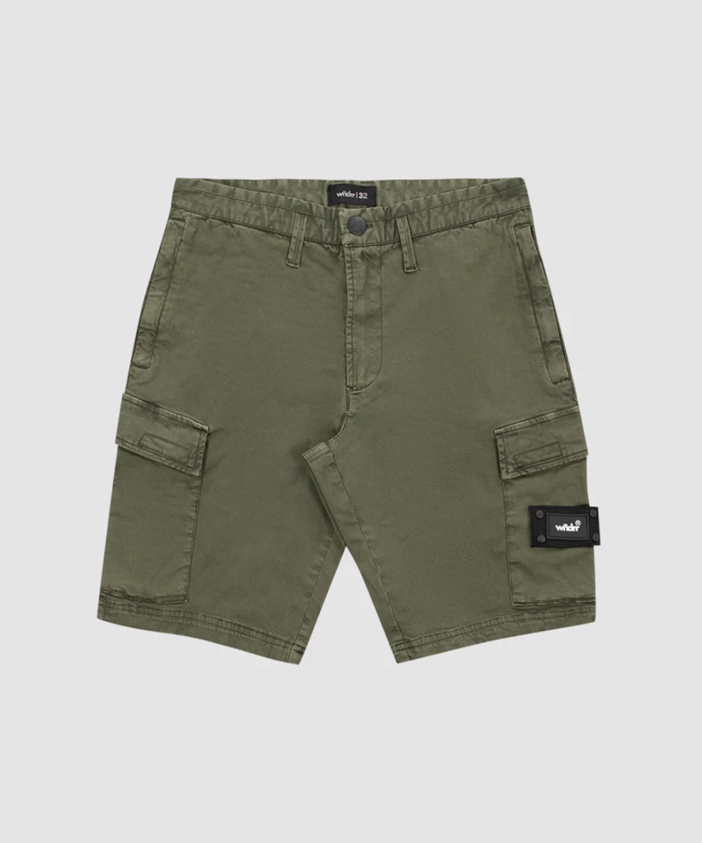WNDRR Fairfax Cargo Short (Slate Green) MoistureControlClothing