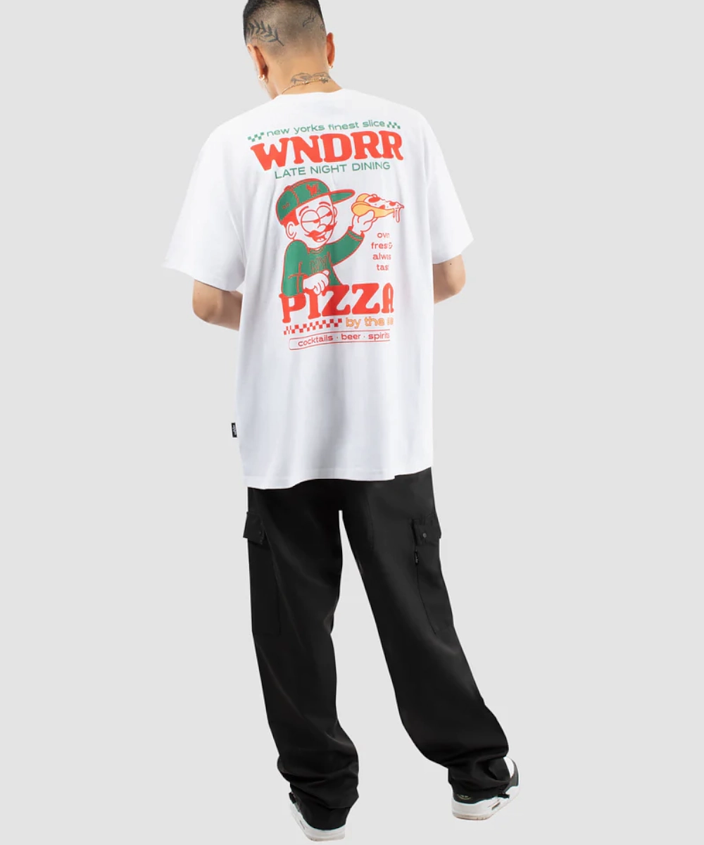 FadeResistant Color WNDRR Finest Slice Box Fit Tee (White)