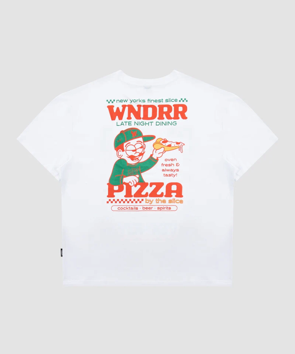 Music Mood WNDRR Finest Slice Box Fit Tee (White)