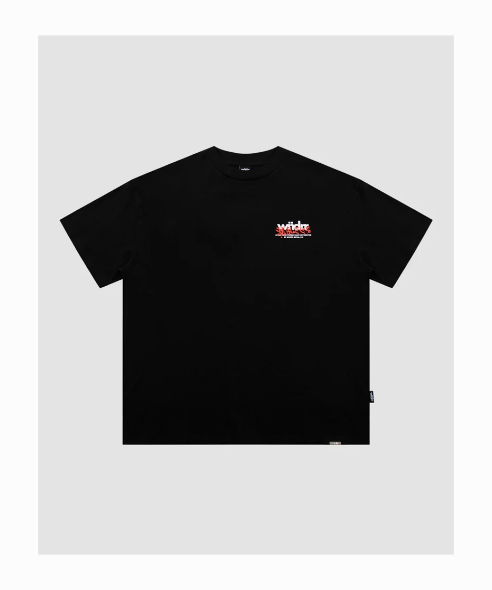 Wndrr Forged Heavy Weight Tee (Black) Icon Glow Stretchable Material