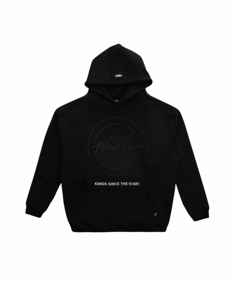 SplitHemDesign WNDRR Full Press Hood Sweat (Black)