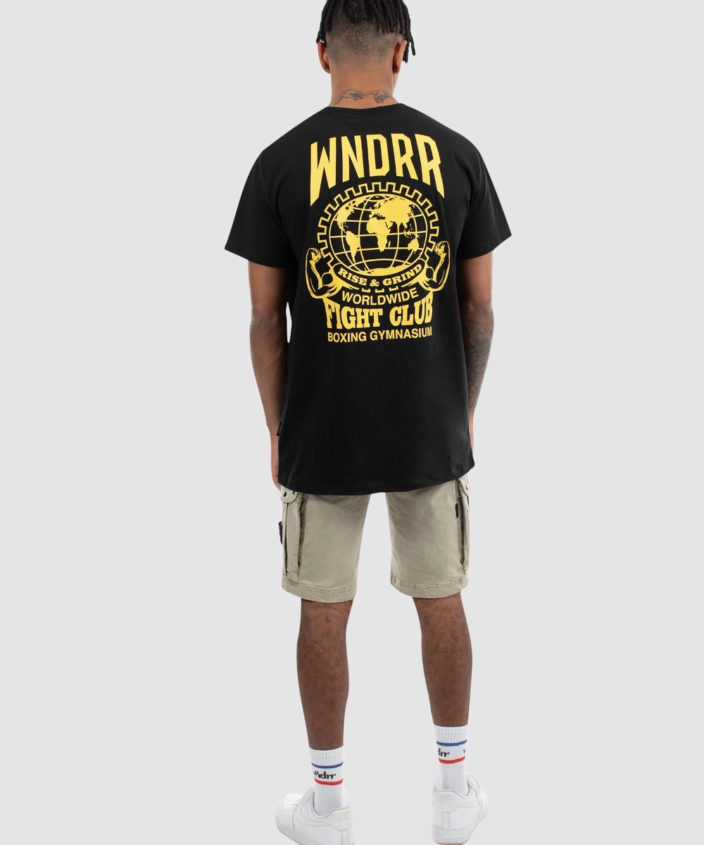 Light Flow NonRestrictive Movement WNDRR Grind Custom Fit Tee (Black)