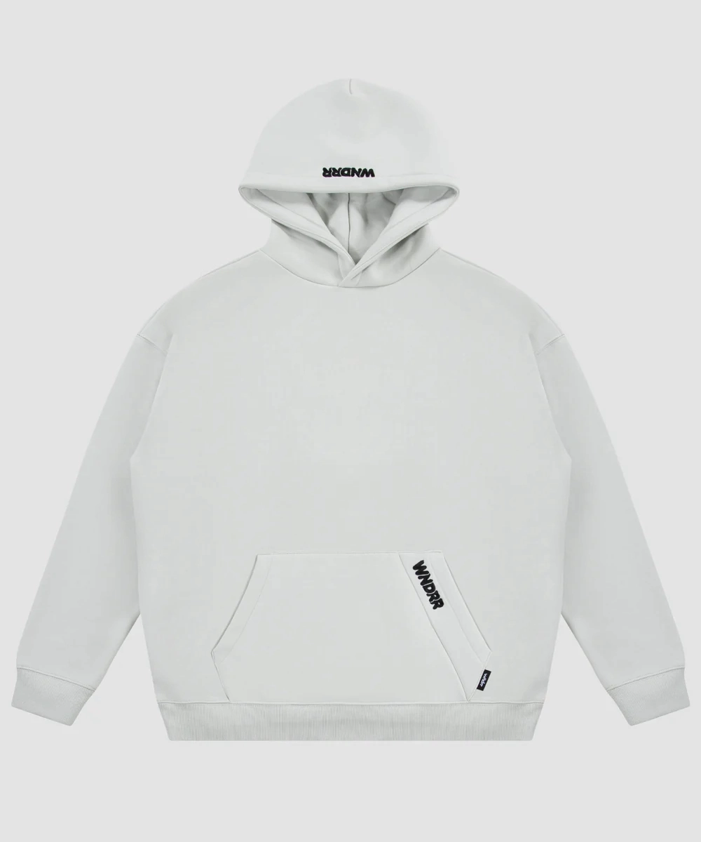 WNDRR Halo Hood Sweat (Oyster) OekoTexCertified
