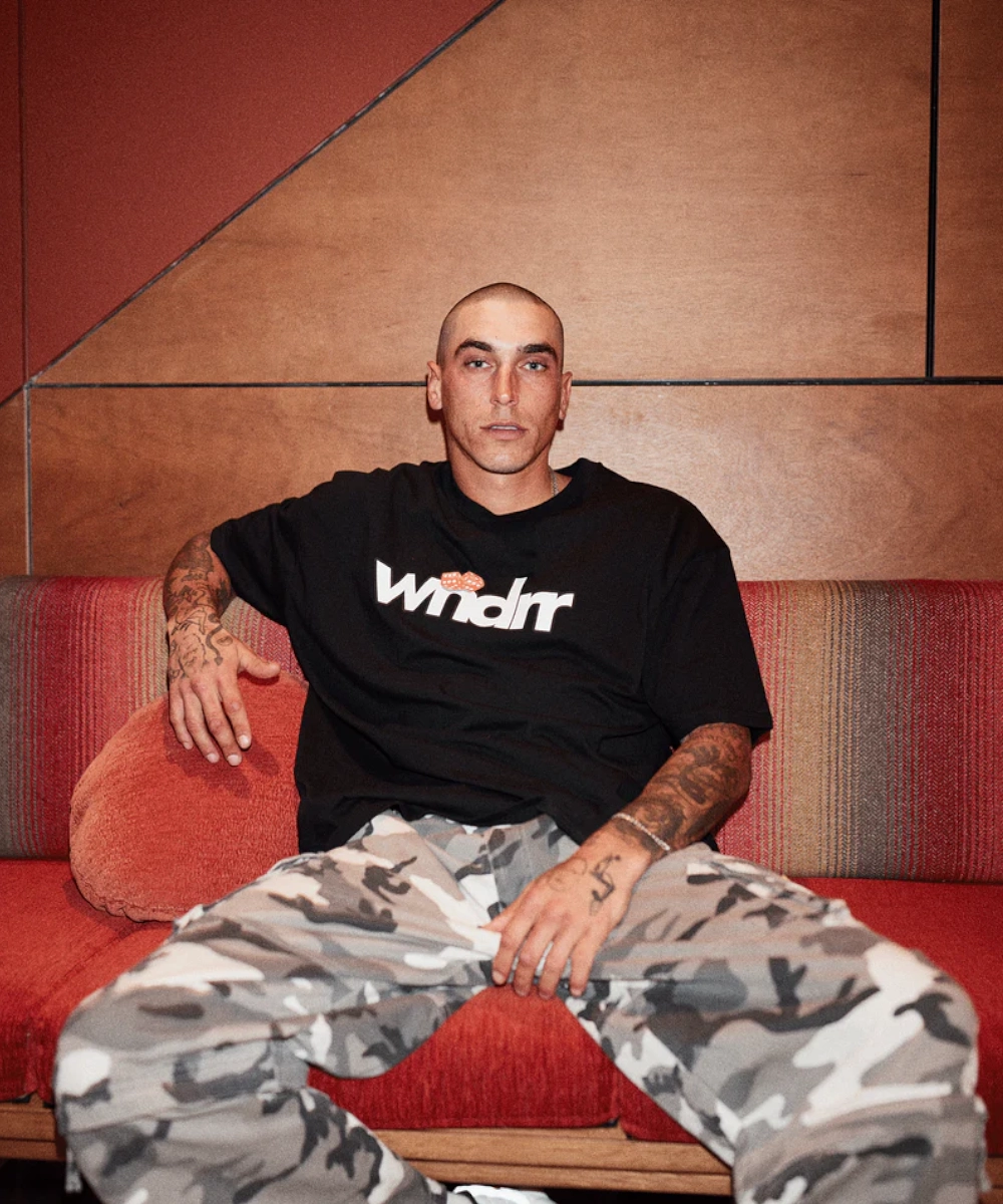 FourWayStretchClothing WNDRR High Roll Box Fit Tee (Black)