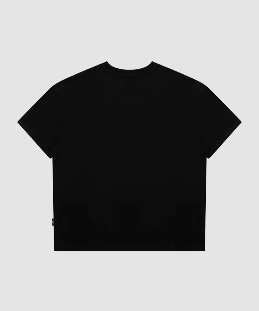 AntiPilling WNDRR High Roll Box Fit Tee (Black)