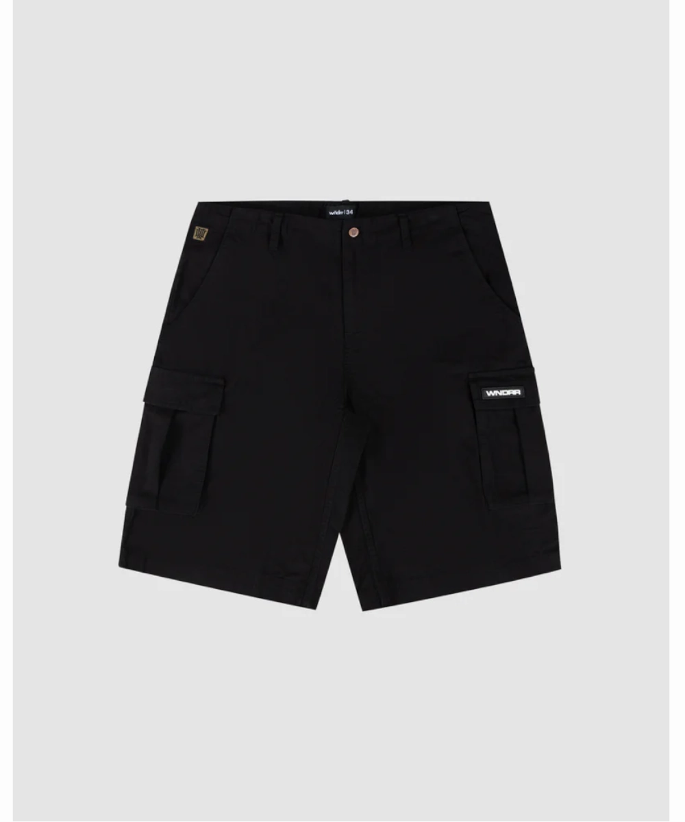 WNDRR Hijack Cargo Short (Black) Soft Core
