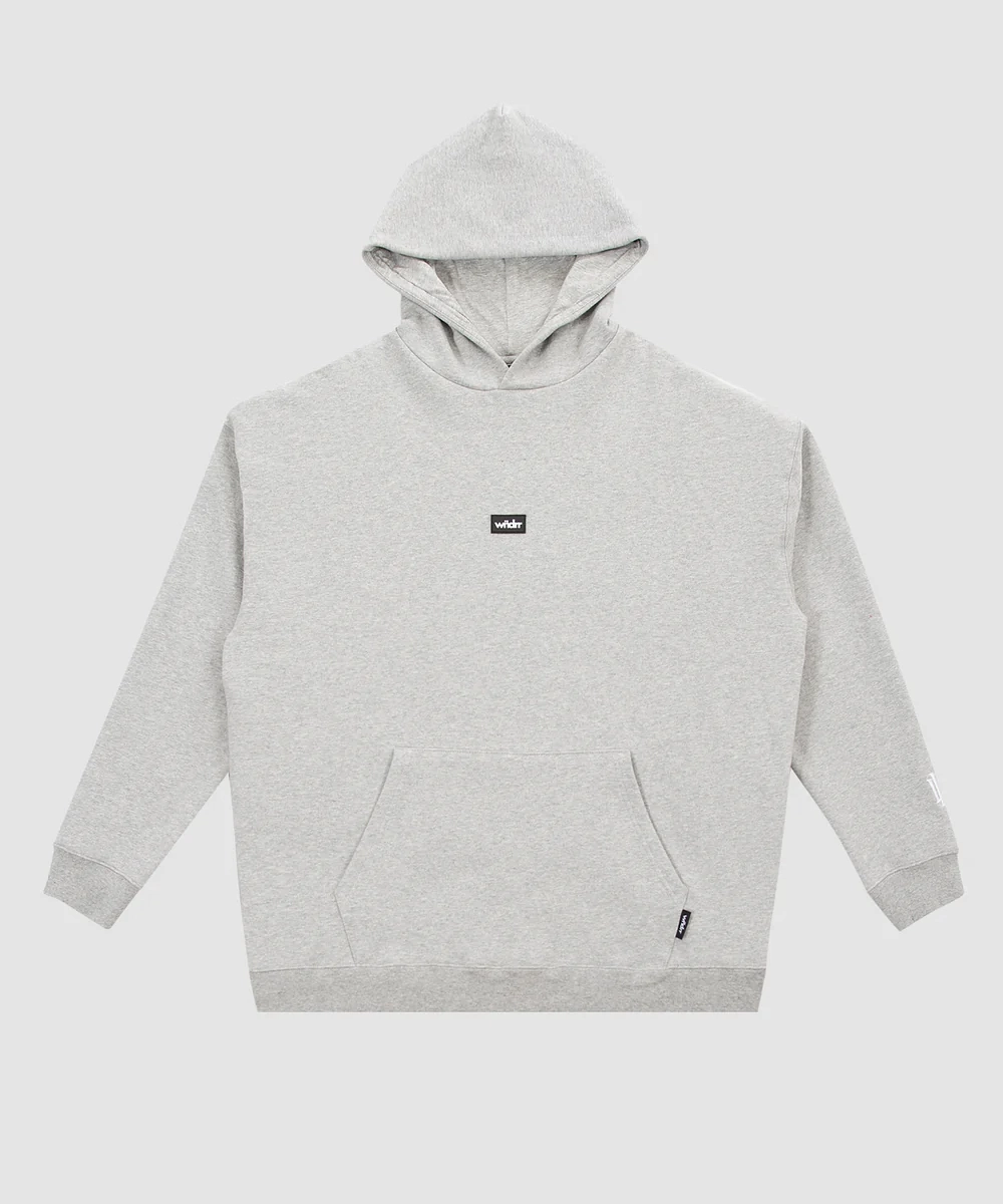 Mom Soft WNDRR Hoxton V2 Heavy Weight Hood Sweat (Grey Marle)