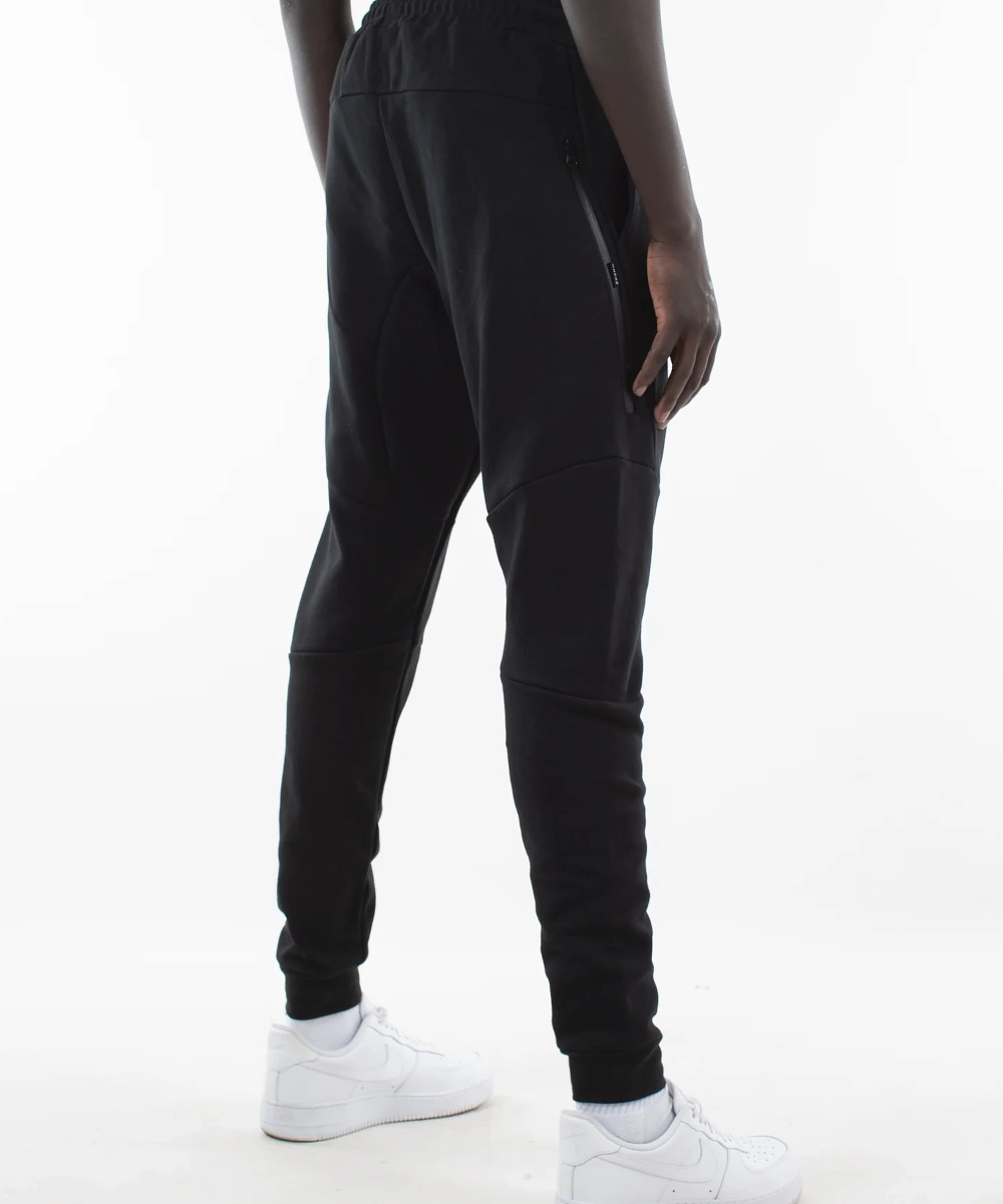 WNDRR Hoxton V2 Tech Trackpants (Black) Harbor Style Vented Panels