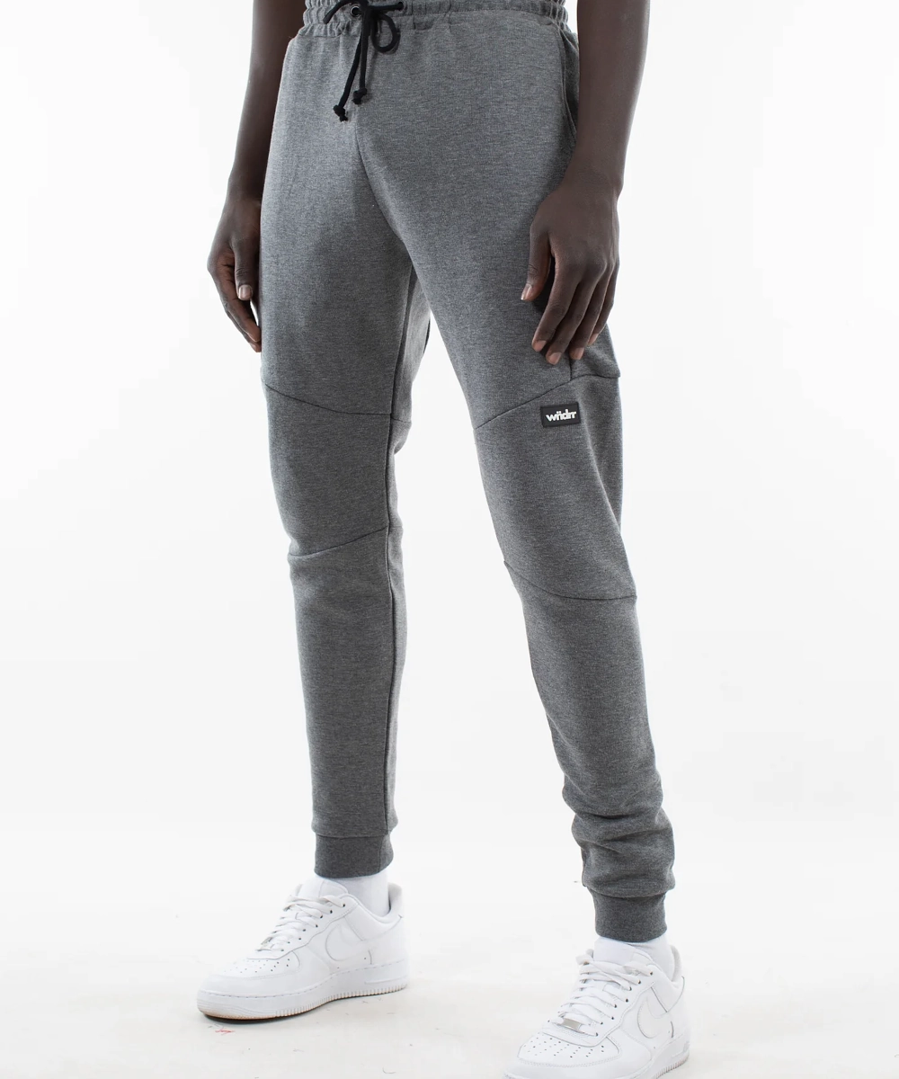 WNDRR Hoxton V2 Tech Trackpants (Dark Marle) OrganicCotton