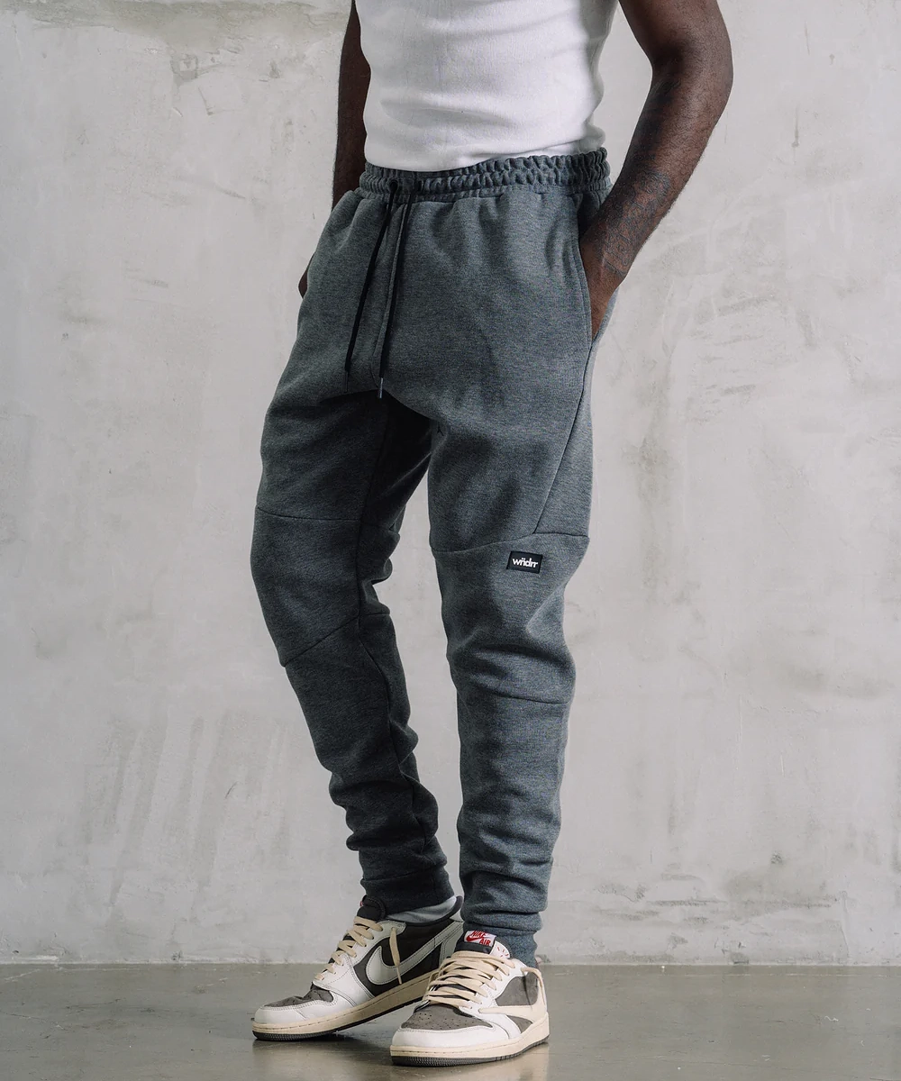 WNDRR Hoxton V2 Tech Trackpants (Dark Marle) Elite Core